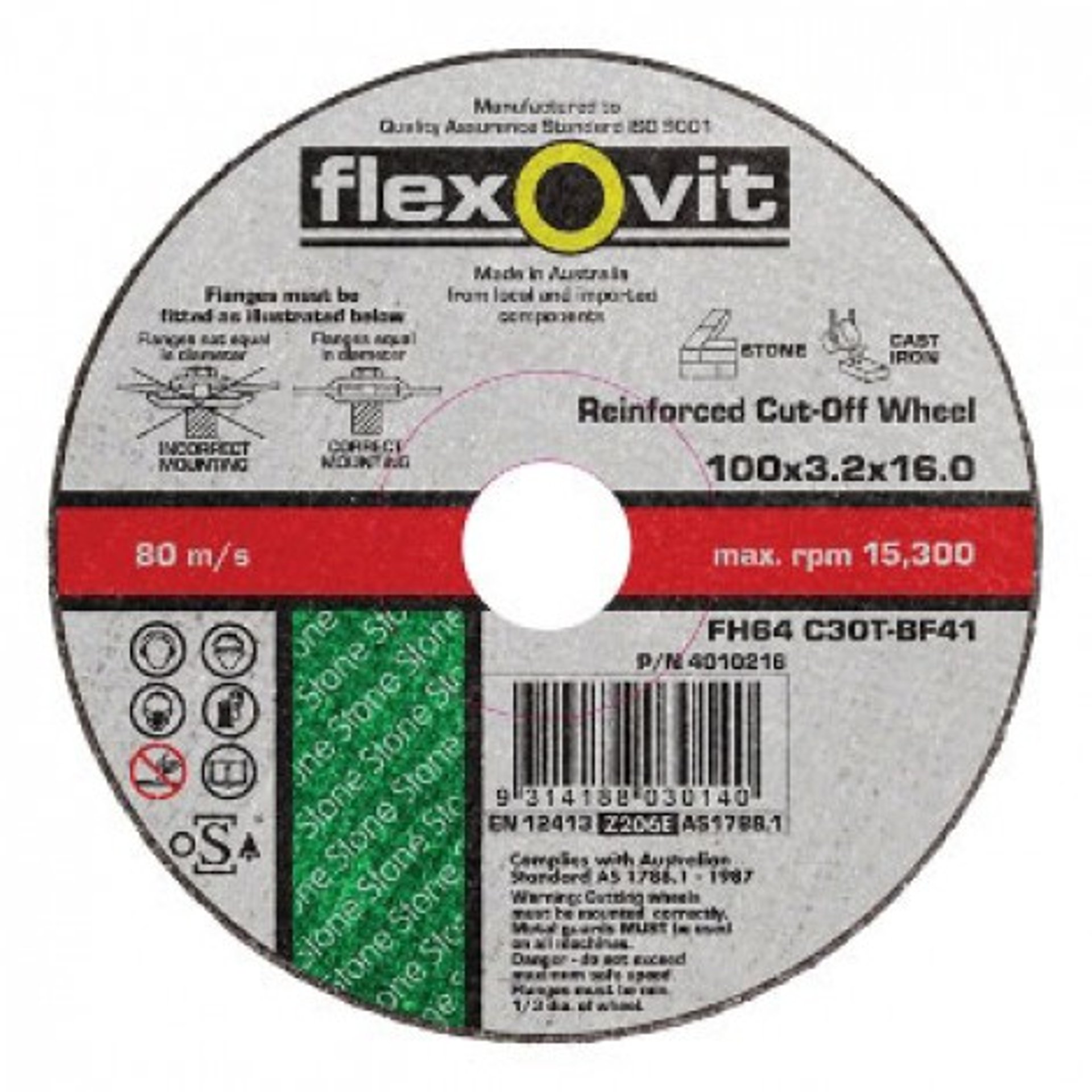 Slípisk 125x6,4 F/Stein