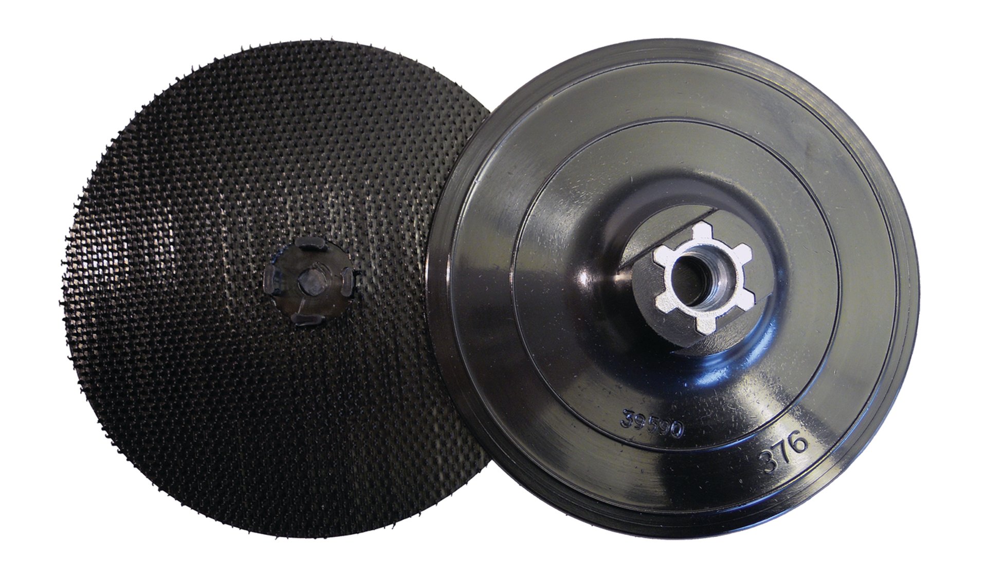 Bakplata 125mm m.miðjustýr.f.franskan