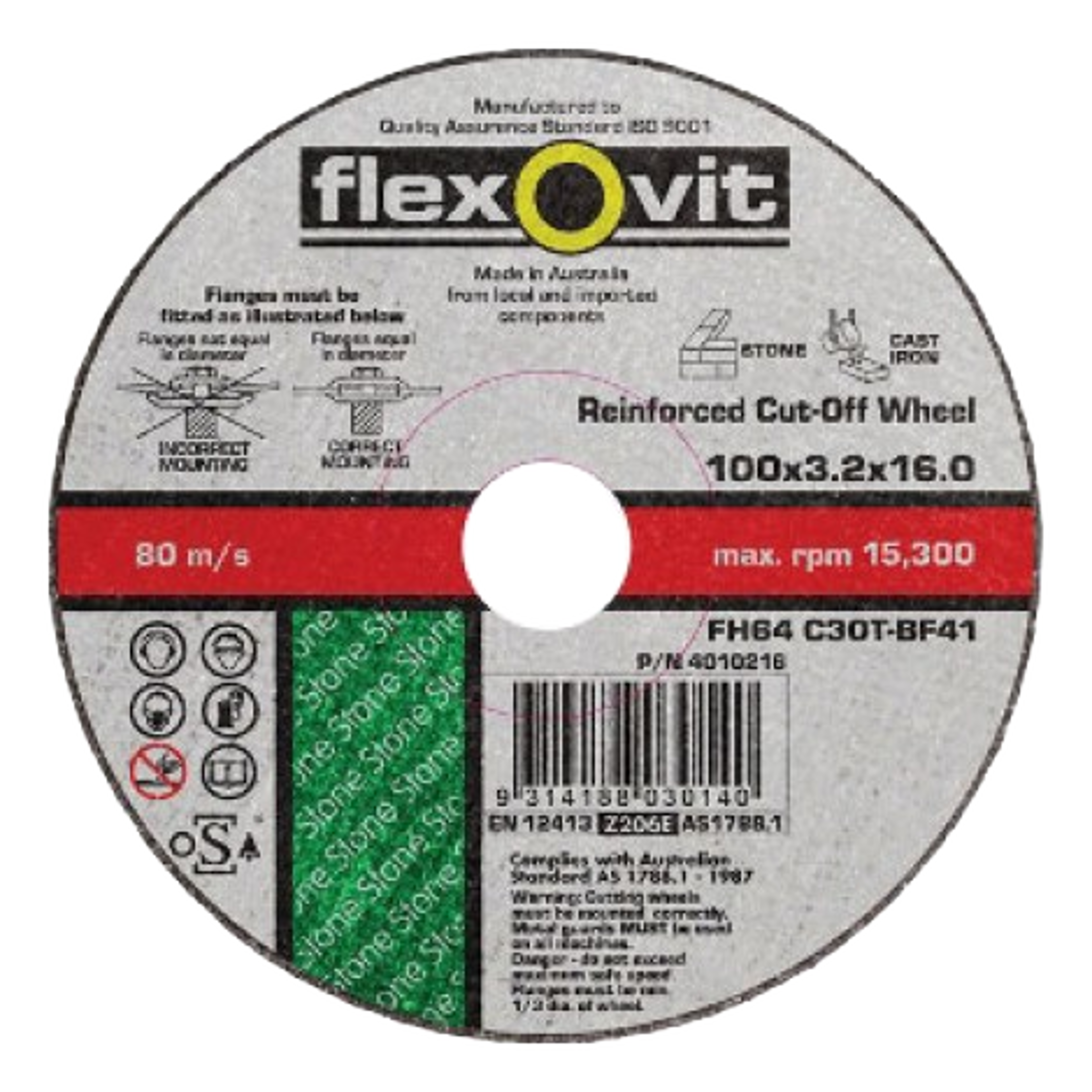 Slípisk 125x6,4 F/Stein